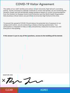 COVID-19 coronavirus agreement